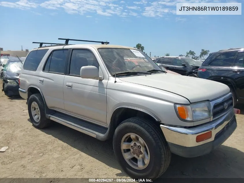 1998 Toyota 4Runner Sr5 V6 VIN: JT3HN86R1W0189859 Lot: 40294257