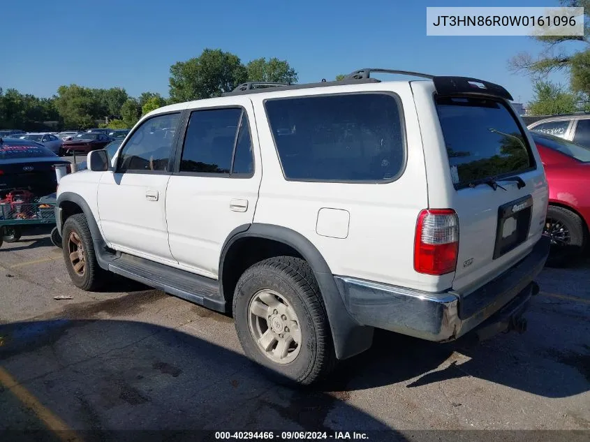 1998 Toyota 4Runner Sr5 V6 VIN: JT3HN86R0W0161096 Lot: 40294466