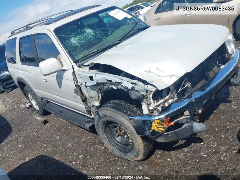 1998 Toyota 4Runner Sr5 V6 VIN: JT3GN86R6W0083435 Lot: 40359468