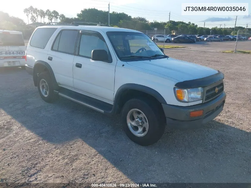 1998 Toyota 4Runner VIN: JT3GM84R0W0035046 Lot: 40410526