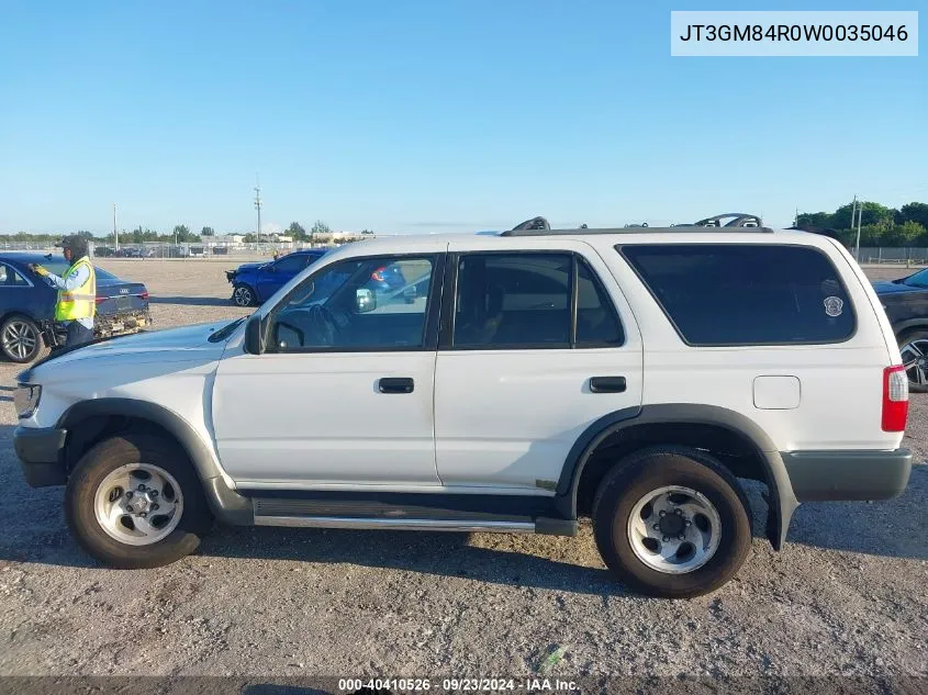 1998 Toyota 4Runner VIN: JT3GM84R0W0035046 Lot: 40410526