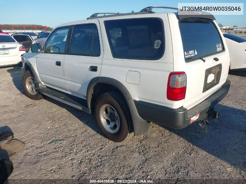 1998 Toyota 4Runner VIN: JT3GM84R0W0035046 Lot: 40410526