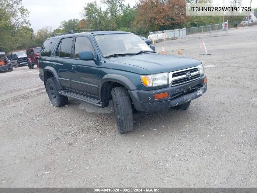 1998 Toyota 4Runner Sr5 V6 Limited VIN: JT3HN87R2W0191795 Lot: 40416028