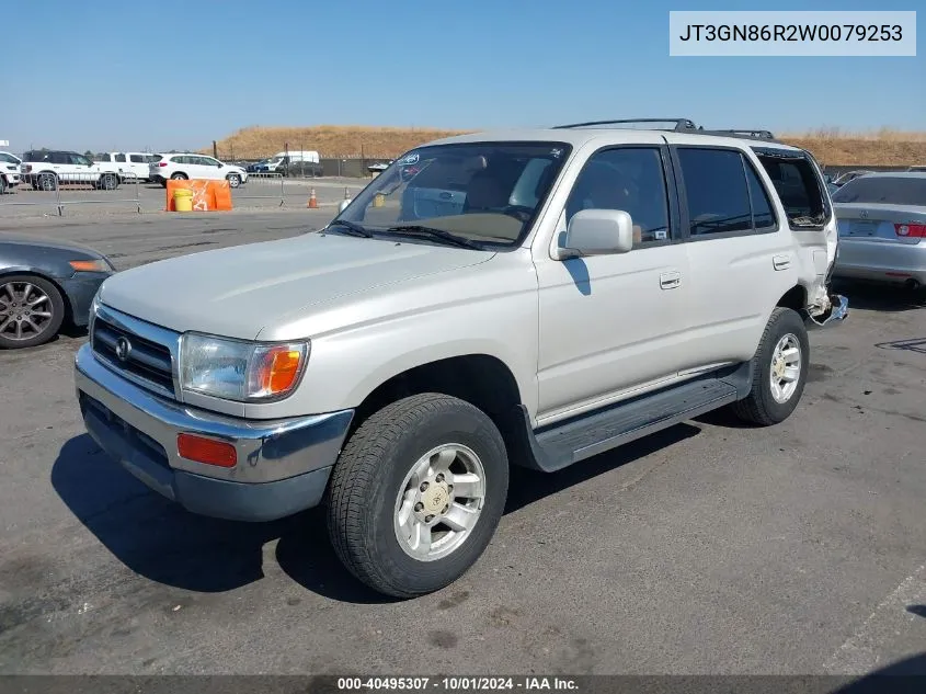 1998 Toyota 4Runner Sr5 V6 VIN: JT3GN86R2W0079253 Lot: 40495307