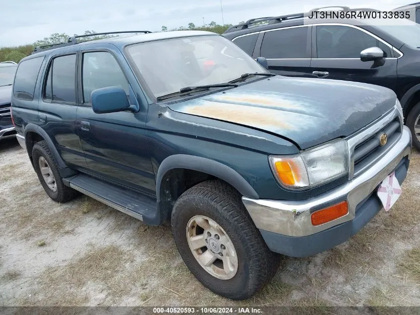 1998 Toyota 4Runner Sr5 VIN: JT3HN86R4W0133835 Lot: 40520593