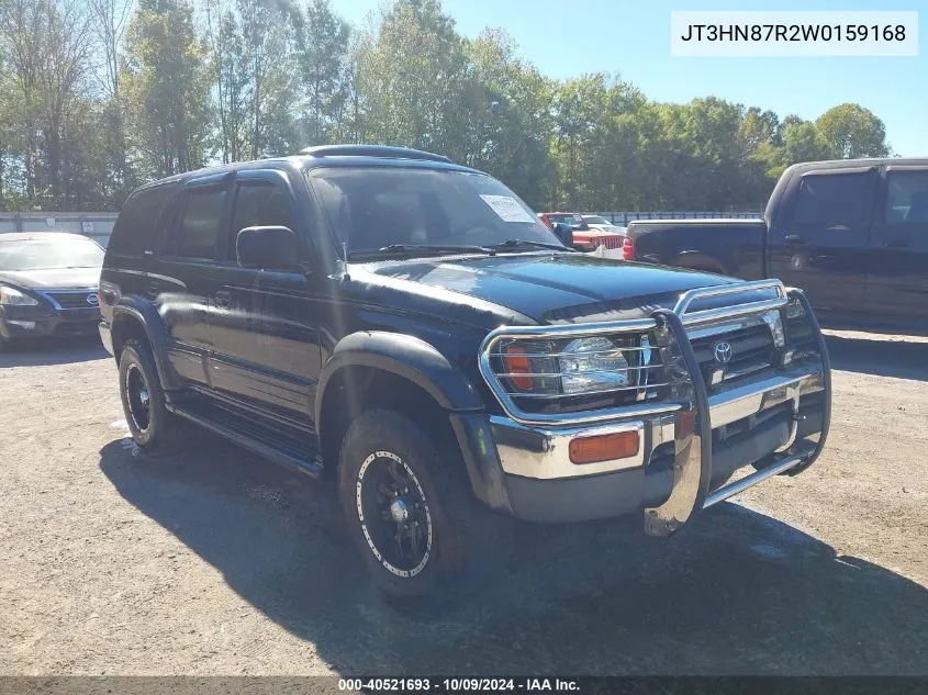 1998 Toyota 4Runner Sr5 V6 Limited VIN: JT3HN87R2W0159168 Lot: 40521693