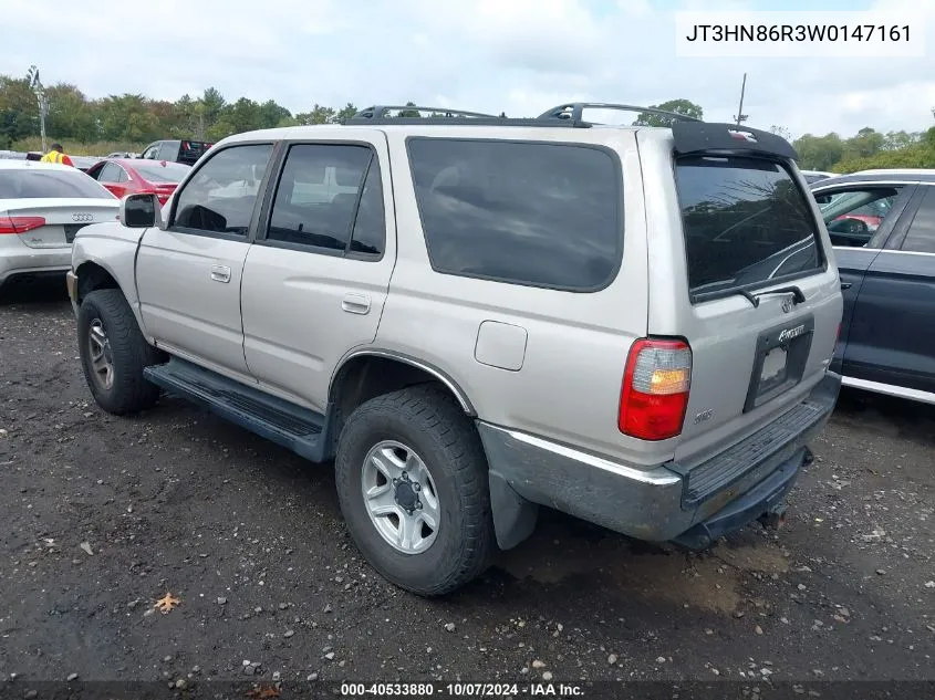 1998 Toyota 4Runner Sr5 VIN: JT3HN86R3W0147161 Lot: 40533880