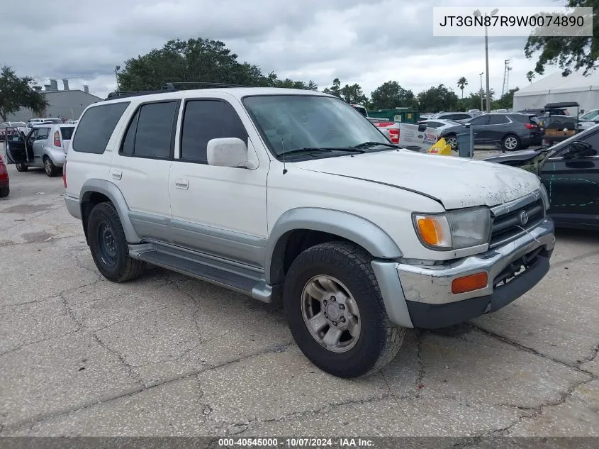 1998 Toyota 4Runner Sr5 V6 Limited VIN: JT3GN87R9W0074890 Lot: 40545000