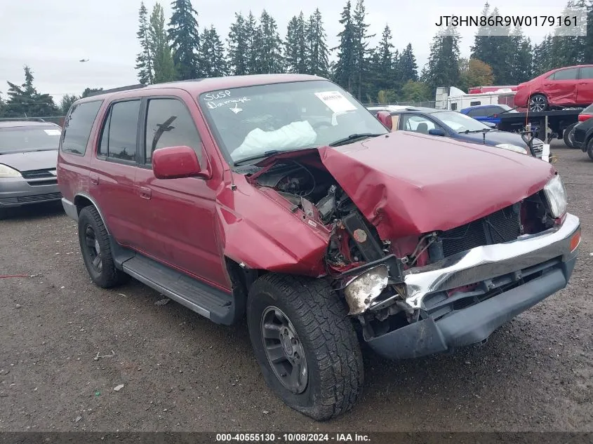 1998 Toyota 4Runner Sr5 VIN: JT3HN86R9W0179161 Lot: 40555130