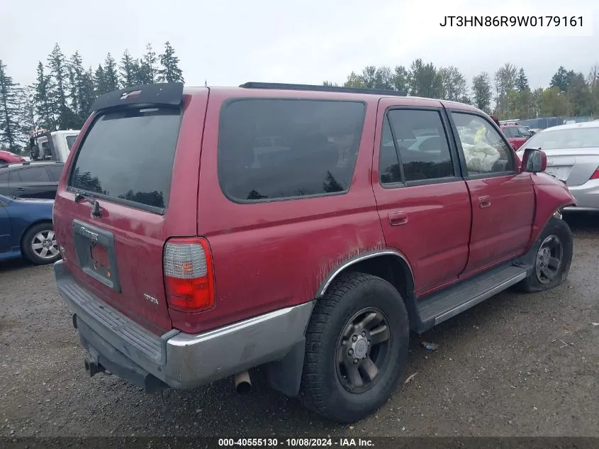 1998 Toyota 4Runner Sr5 VIN: JT3HN86R9W0179161 Lot: 40555130