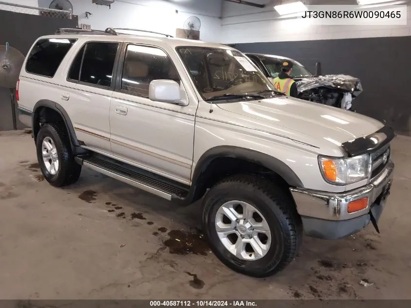 1998 Toyota 4Runner Sr5 VIN: JT3GN86R6W0090465 Lot: 40587112