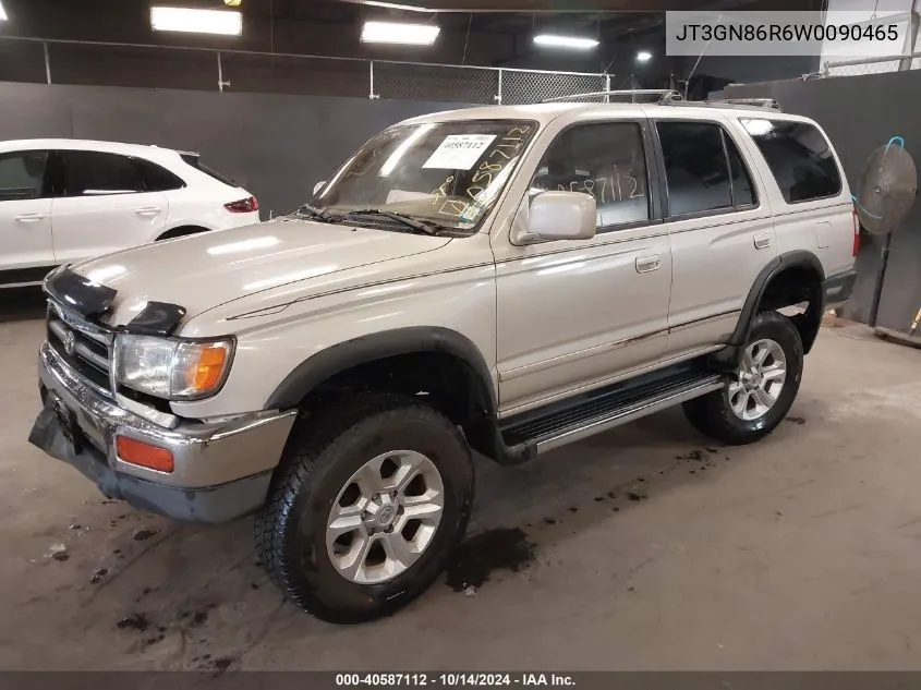 1998 Toyota 4Runner Sr5 VIN: JT3GN86R6W0090465 Lot: 40587112