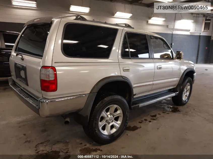 1998 Toyota 4Runner Sr5 VIN: JT3GN86R6W0090465 Lot: 40587112