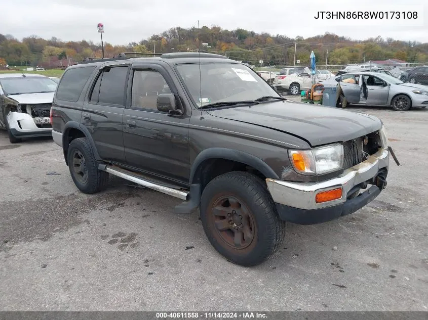 1998 Toyota 4Runner Sr5 V6 VIN: JT3HN86R8W0173108 Lot: 40611558