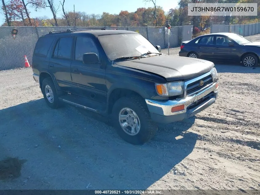 1998 Toyota 4Runner Sr5 V6 VIN: JT3HN86R7W0159670 Lot: 40720521