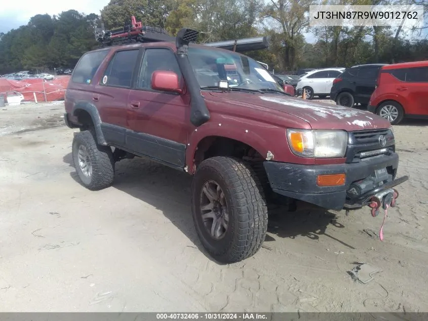 1998 Toyota 4Runner Sr5 V6 Limited VIN: JT3HN87R9W9012762 Lot: 40732406