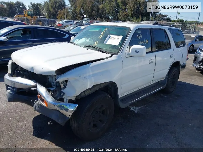 1998 Toyota 4Runner Sr5 V6 VIN: JT3GN86R9W0070159 Lot: 40755495