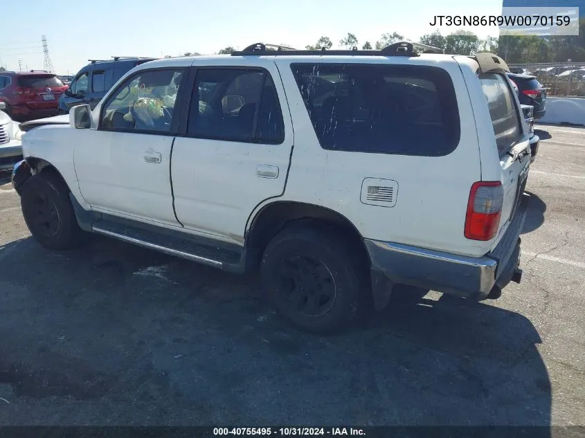 1998 Toyota 4Runner Sr5 V6 VIN: JT3GN86R9W0070159 Lot: 40755495