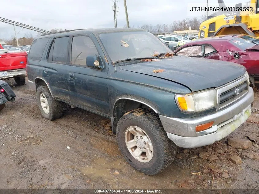 1998 Toyota 4Runner Sr5 V6 VIN: JT3HN86R4W0159593 Lot: 40773434