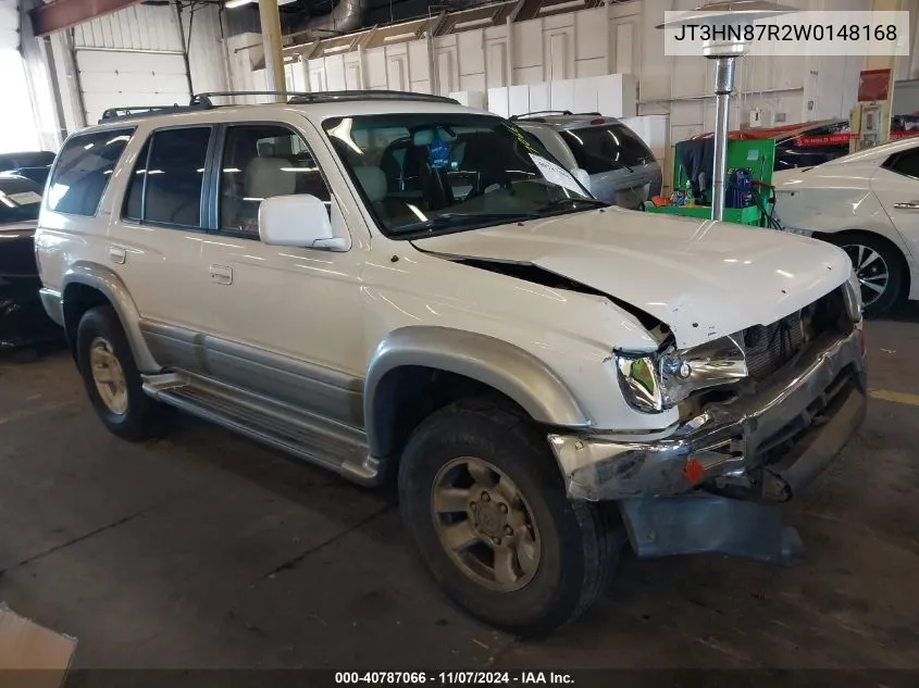 1998 Toyota 4Runner Sr5 V6 Limited VIN: JT3HN87R2W0148168 Lot: 40787066