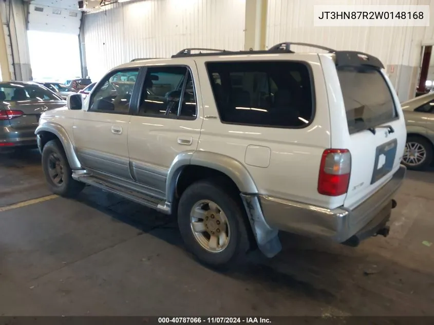 1998 Toyota 4Runner Sr5 V6 Limited VIN: JT3HN87R2W0148168 Lot: 40787066