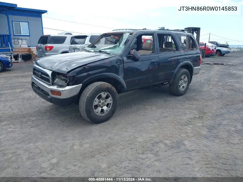 1998 Toyota 4Runner Sr5 V6 VIN: JT3HN86R0W0145853 Lot: 40861444