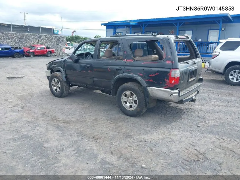 1998 Toyota 4Runner Sr5 V6 VIN: JT3HN86R0W0145853 Lot: 40861444