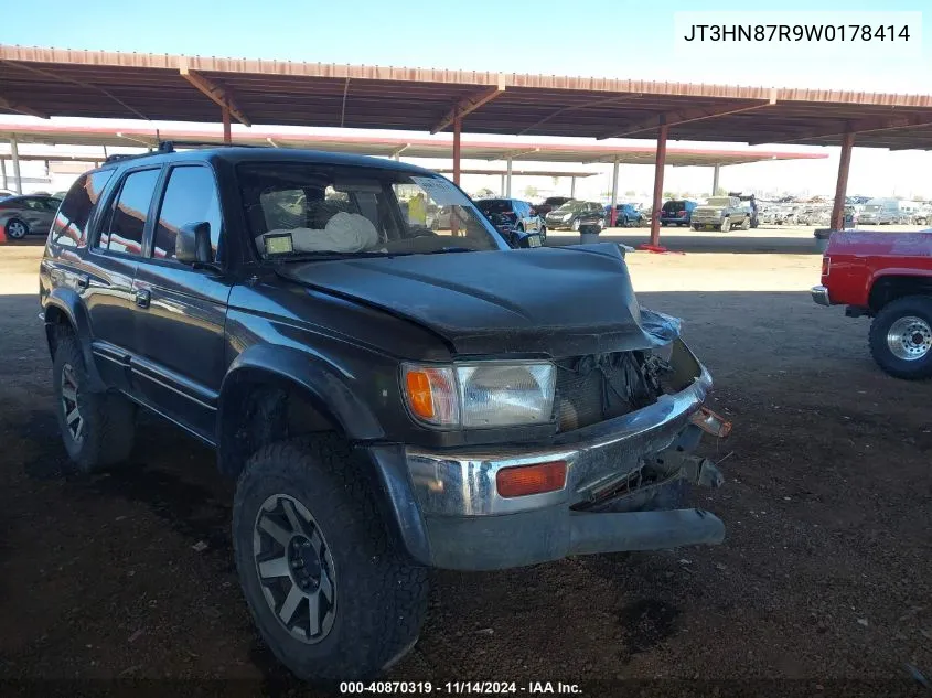 1998 Toyota 4Runner Sr5 V6 Limited VIN: JT3HN87R9W0178414 Lot: 40870319