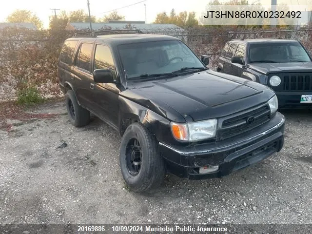 1999 Toyota 4Runner Sr5 V6 VIN: JT3HN86R0X0232492 Lot: 20169886