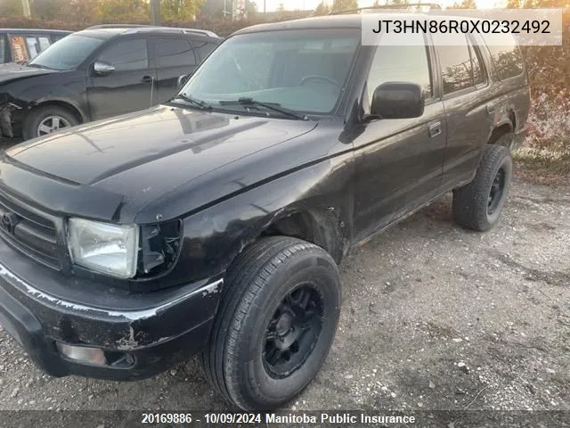 1999 Toyota 4Runner Sr5 V6 VIN: JT3HN86R0X0232492 Lot: 20169886