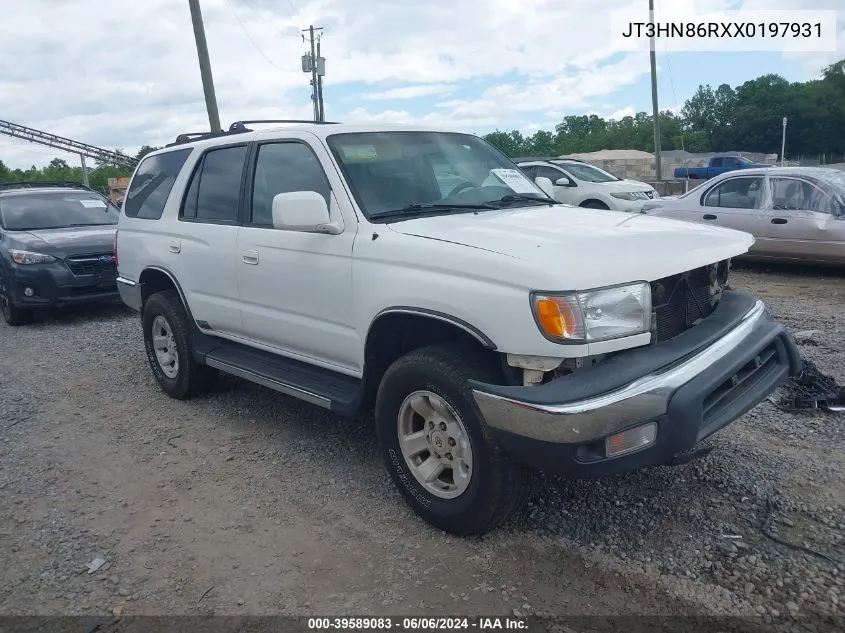 1999 Toyota 4Runner Sr5 V6 VIN: JT3HN86RXX0197931 Lot: 39589083