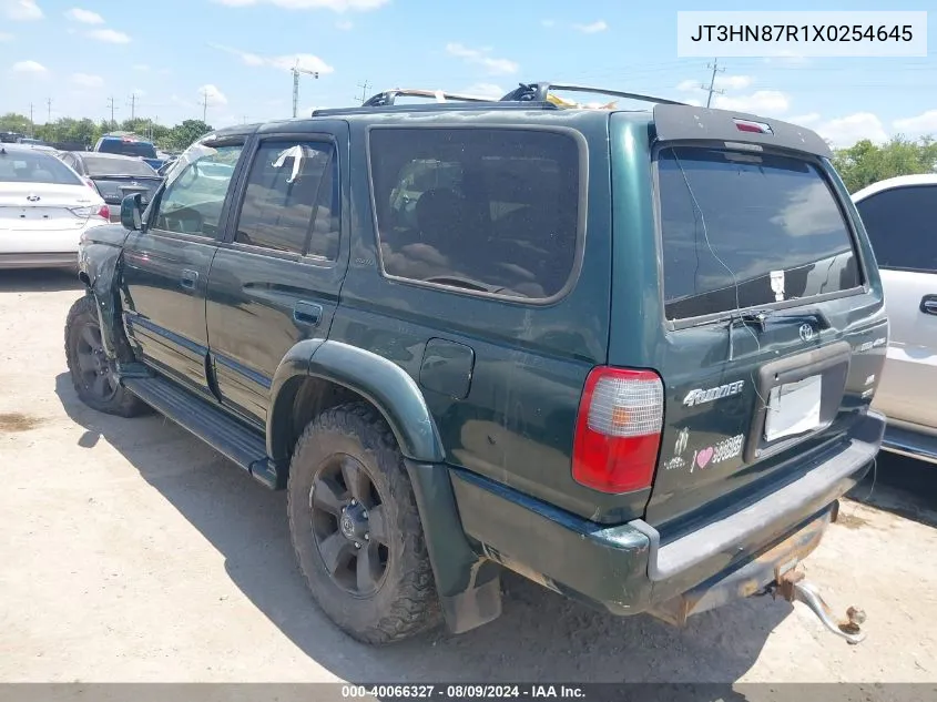 1999 Toyota 4Runner Limited V6 VIN: JT3HN87R1X0254645 Lot: 40066327