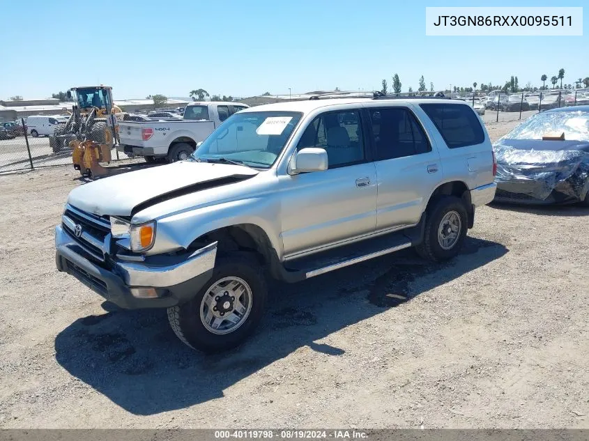 JT3GN86RXX0095511 1999 Toyota 4Runner Sr5 V6