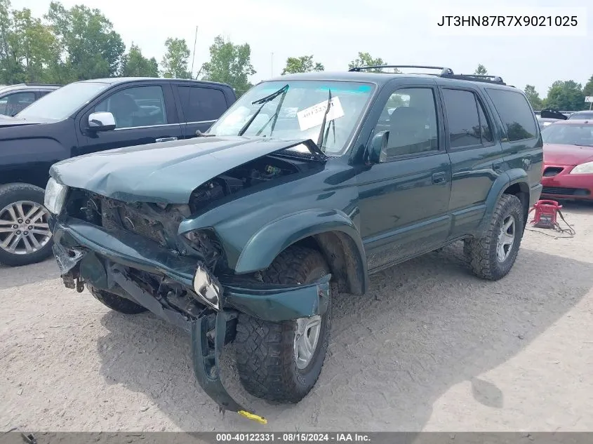 1999 Toyota 4Runner Limited V6 VIN: JT3HN87R7X9021025 Lot: 40122331