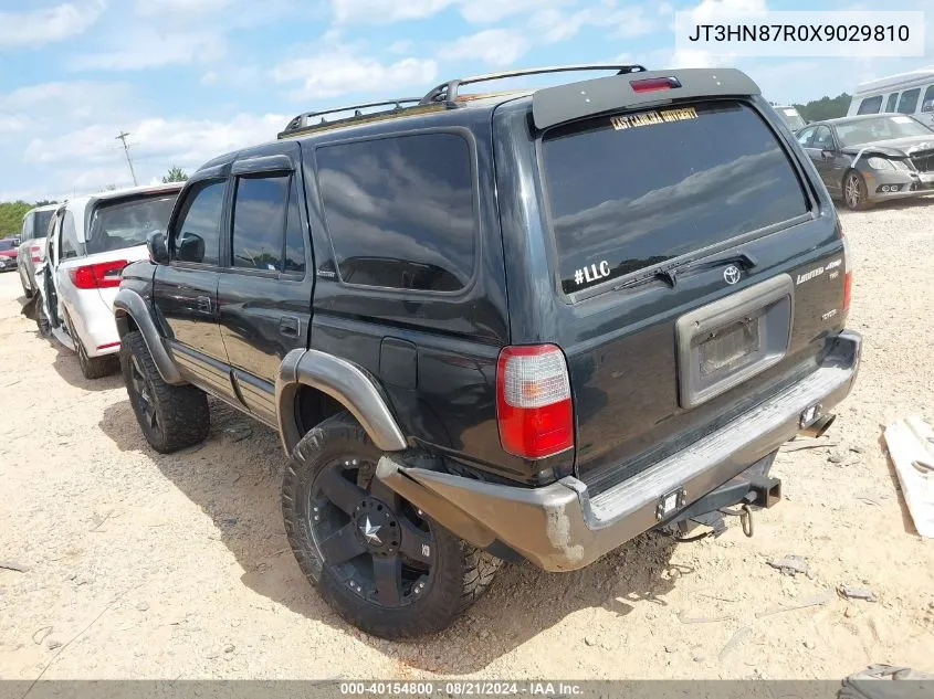 1999 Toyota 4Runner Limited V6 VIN: JT3HN87R0X9029810 Lot: 40154800