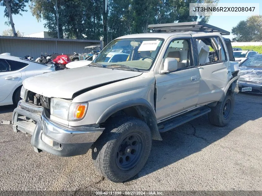 1999 Toyota 4Runner Sr5 V6 VIN: JT3HN86R2X0208047 Lot: 40191898