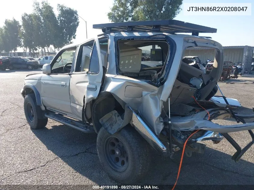 1999 Toyota 4Runner Sr5 V6 VIN: JT3HN86R2X0208047 Lot: 40191898