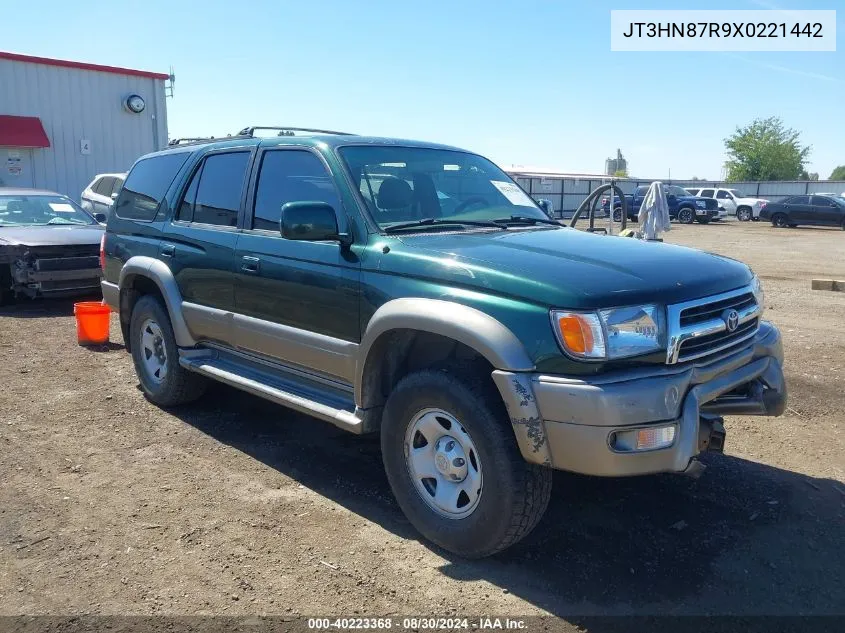 1999 Toyota 4Runner Limited V6 VIN: JT3HN87R9X0221442 Lot: 40223368