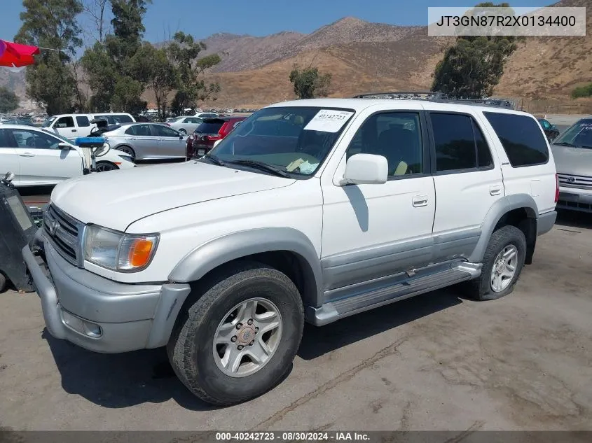 1999 Toyota 4Runner Limited V6 VIN: JT3GN87R2X0134400 Lot: 40242723