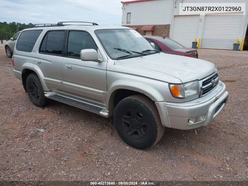 1999 Toyota 4Runner Limited V6 VIN: JT3GN87R2X0122960 Lot: 40273640