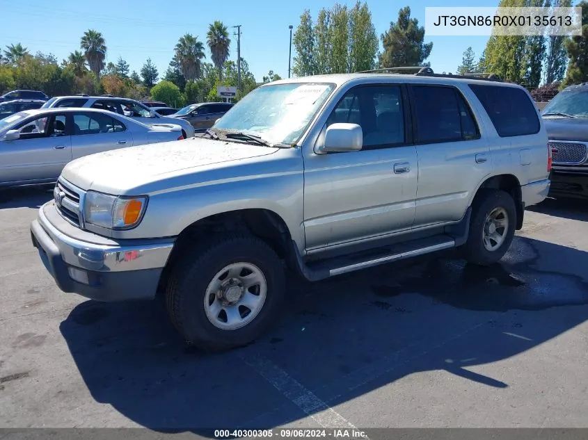 1999 Toyota 4Runner Sr5 V6 VIN: JT3GN86R0X0135613 Lot: 40300305