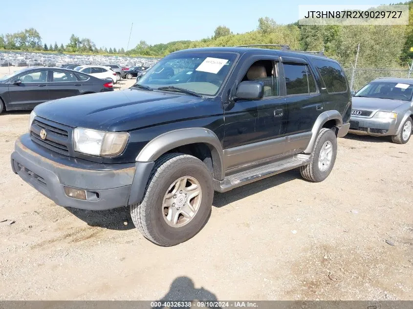 1999 Toyota 4Runner Limited V6 VIN: JT3HN87R2X9029727 Lot: 40326338