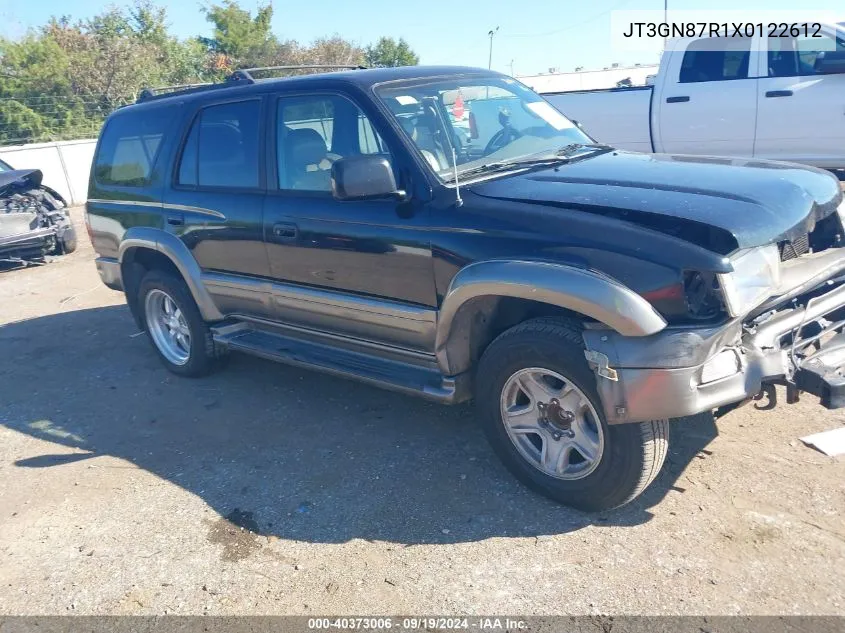 1999 Toyota 4Runner Limited V6 VIN: JT3GN87R1X0122612 Lot: 40373006