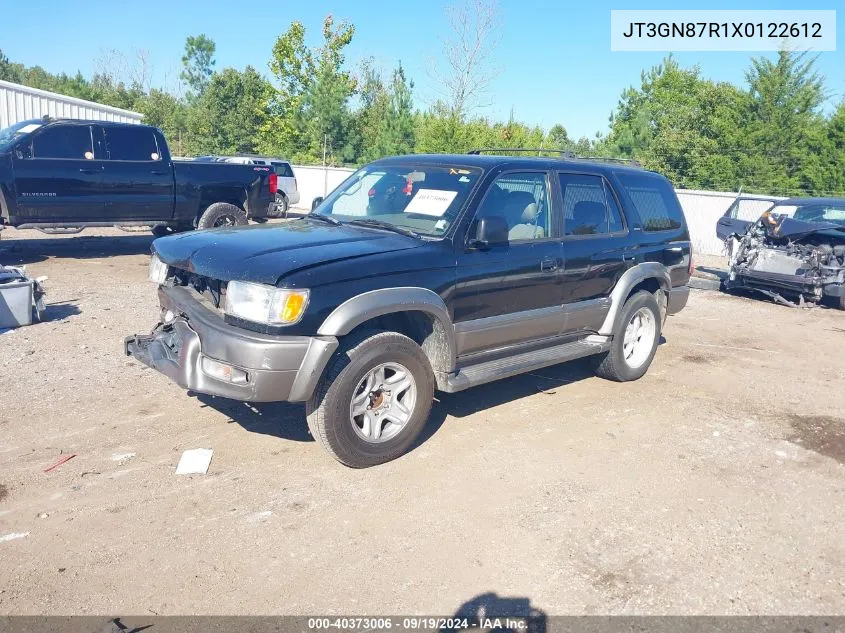 1999 Toyota 4Runner Limited V6 VIN: JT3GN87R1X0122612 Lot: 40373006