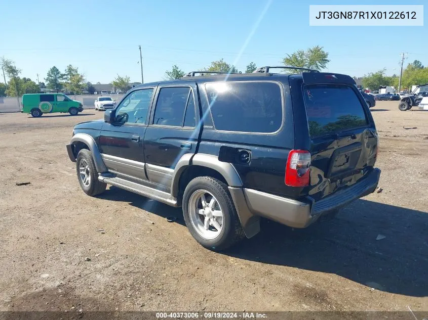 1999 Toyota 4Runner Limited V6 VIN: JT3GN87R1X0122612 Lot: 40373006