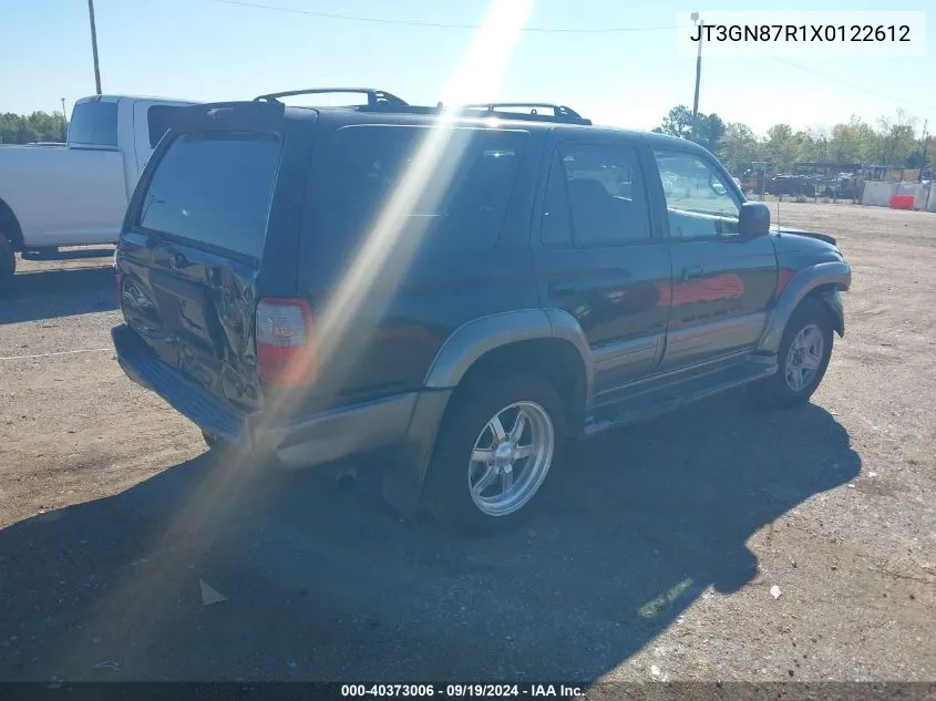 1999 Toyota 4Runner Limited V6 VIN: JT3GN87R1X0122612 Lot: 40373006