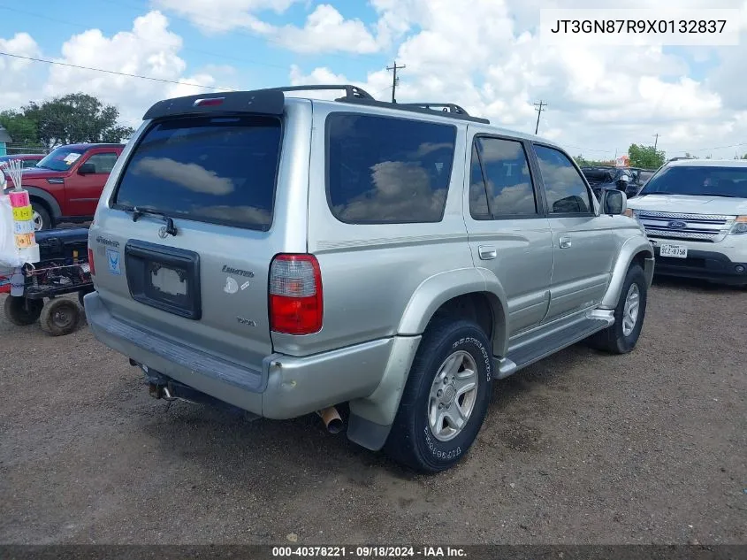 1999 Toyota 4Runner Limited V6 VIN: JT3GN87R9X0132837 Lot: 40378221