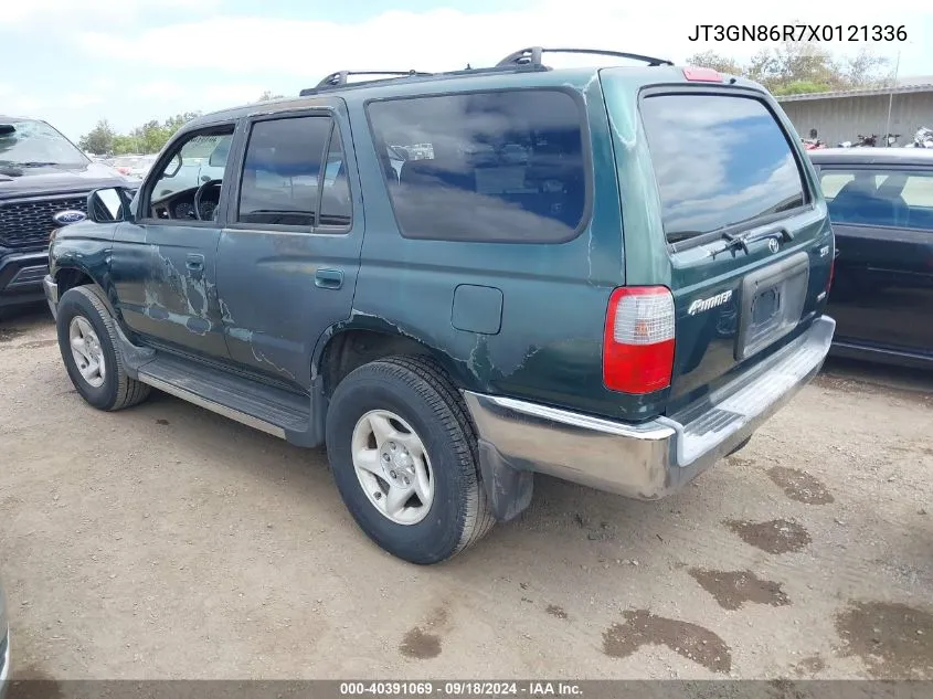 1999 Toyota 4Runner Sr5 V6 VIN: JT3GN86R7X0121336 Lot: 40391069