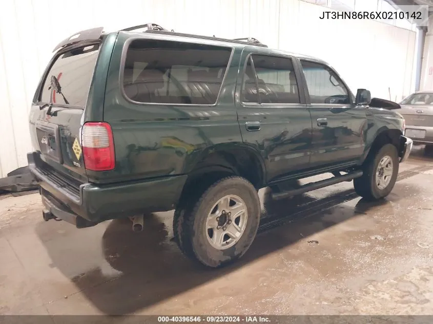 1999 Toyota 4Runner Sr5 V6 VIN: JT3HN86R6X0210142 Lot: 40396546