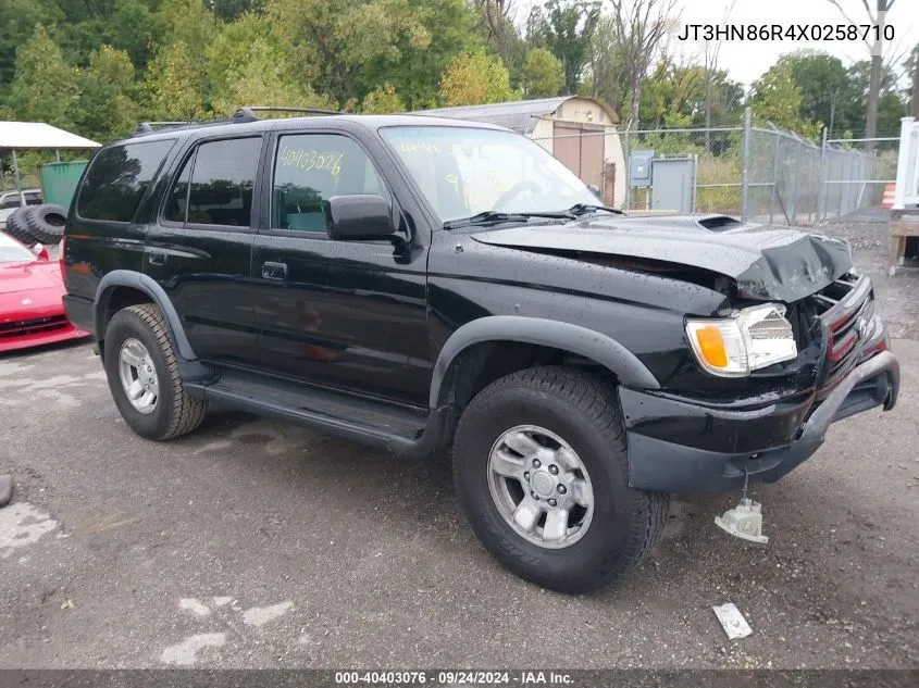 1999 Toyota 4Runner Sr5 V6 VIN: JT3HN86R4X0258710 Lot: 40403076